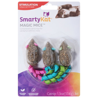 Smartykat Magic Mice Compressed Catnip And Ribbon Cat Toys - 1 ea - Image 2