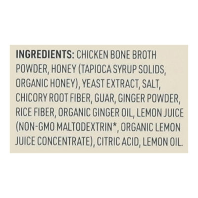 Bare Bones Bone Broth Lemon Ginger Instant 4ct - 2.12 oz - Image 4