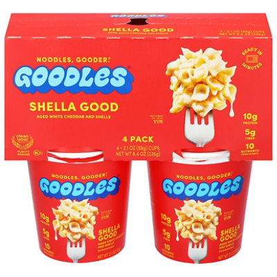 Goodles Mac & Cheese Shells Aged Cup 4ct - 4-2.1 oz - Image 2