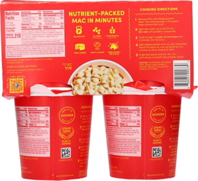 Goodles Mac & Cheese Shells Aged Cup 4ct - 4-2.1 oz - Image 5