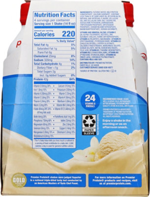 Premier Protein Ultimate 42g 4ct-14fz Vanilla - 56 fl oz - Image 5