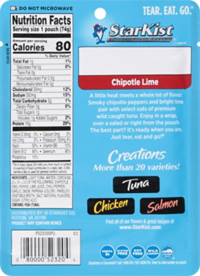 Wild Caught Chipotle Lime Tuna - 2.6 oz - Image 6