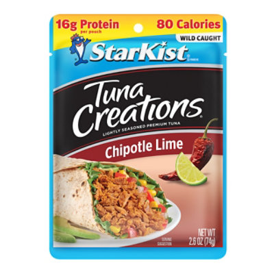 Wild Caught Chipotle Lime Tuna - 2.6 oz - Image 1