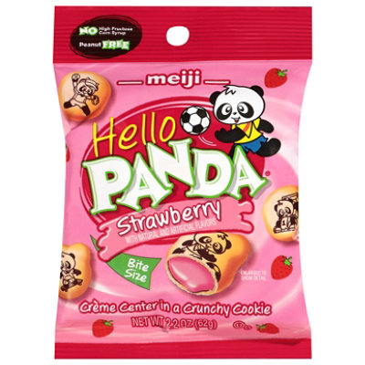 Meiji Cookie Hello Panda Strawberry - 2.2 oz - Image 2