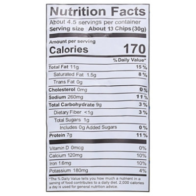 Khloud Chips Tortla Prtn Nacho - 5 oz - Image 3