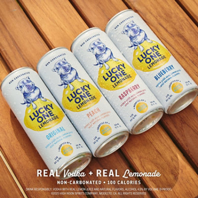 Lucky One Lemonade Variety Cans - 12-355 ML - Image 2