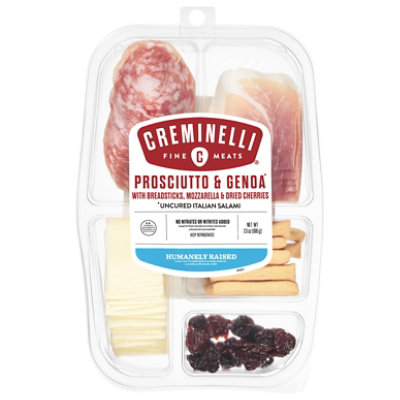 Creminelli Fine Meats Prosciutto Genoa Breadsticks Mozzarella Dried Cherries - 7 OZ - Image 1