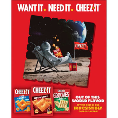 Cheez-It Protein Baked Snack Crackers Original 7g Protein - 7.3 Oz - Image 4