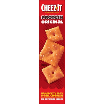 Cheez-It Protein Baked Snack Crackers Original 7g Protein - 7.3 Oz - Image 5