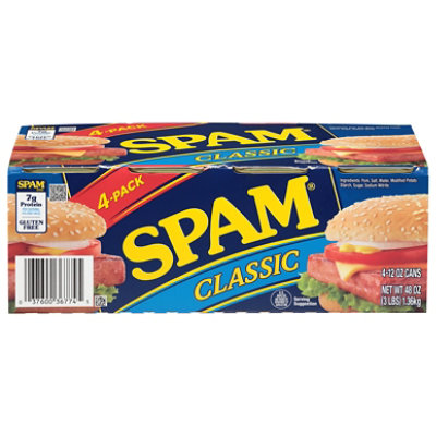 Spam Classic 4-pack - 4-12 oz - Image 1
