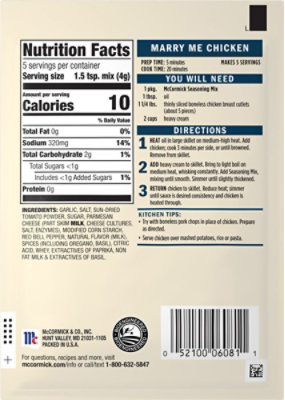 Mccormick® Marry Me Chicken 0.75 Oz - 0.75 oz - Image 5