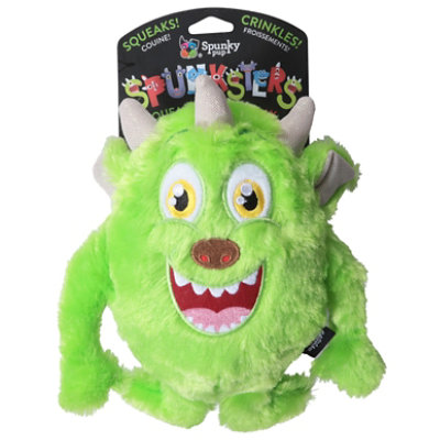 Spunksters, Monster Plush With Squeaker (assorted Colors) - 1 ea - Image 1
