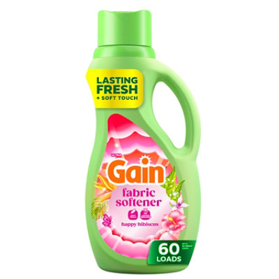 Gain Ultra Liquid Fabric Softener, Happy Bibiscus - 44 Fl. Oz. - 44 fl oz - Image 1