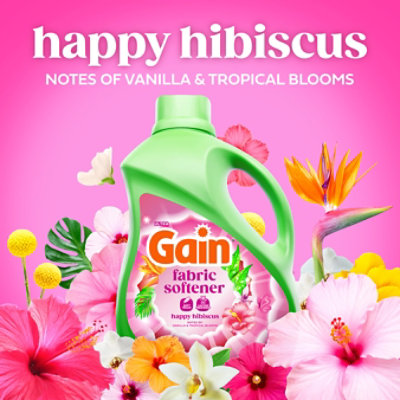 Gain Ultra Liquid Fabric Softener, Happy Bibiscus - 44 Fl. Oz. - 44 fl oz - Image 5