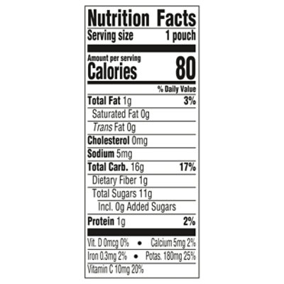 Us Gerber Organic Banana Strawberry Raspberry Oatmeal Puree 3.5 Oz/99g Pouch - 3.5 oz - Image 3