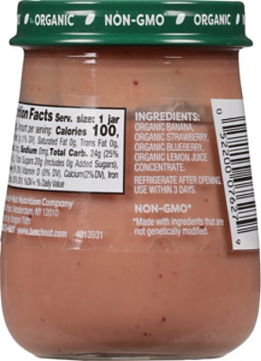 Beech-nut Stage 2 Organics, Banana, Strawberry & Blueberry - 4 Oz. - 4 oz - Image 5