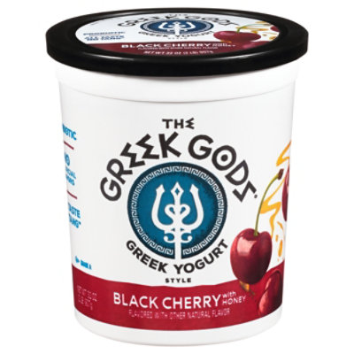 Greek Gods Greek Black Cherry Yogurt 32 Oz - 32 oz - Image 2