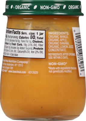 Beech-nut Stage 2 Organics, Mango, Apple & Banana Jar - 4 Oz. - 4 oz - Image 5
