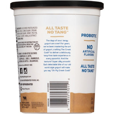 Greek Gods Greek Honey Vanilla Yogurt 32 Oz - 32 oz - Image 4