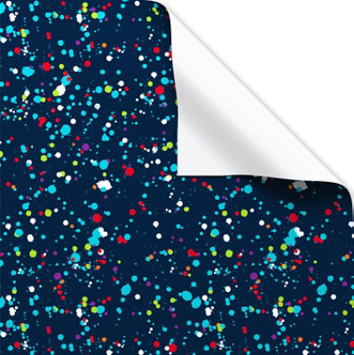 American Greetings 20 Sq. ft. All Occasion Navy Wrapping Paper (1-Roll 30 in. x 96 in.) - Image 5