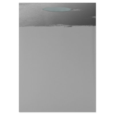 American Greetings 10 in. Medium Silver Kraft Gift Bag (1-Count) - Image 4