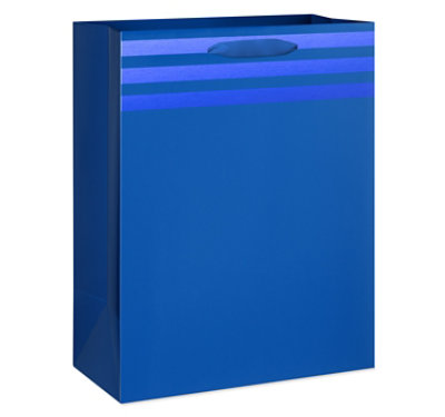 American Greetings 12.75 in. Large Navy Gift Bag (1-Count) - Image 1