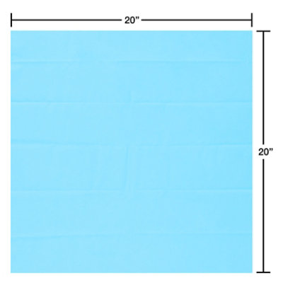 American Greetings 20 in. x 20 in. Light Blue Tissue Paper (8-Sheets) - Image 3