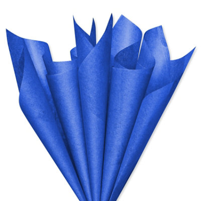 American Greetings 20 in. x 20 in. Royal Blue Tissue Paper (8-Sheets) - Image 5