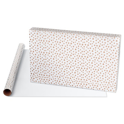 American Greetings 15 Sq. ft. Wedding Wrapping Paper Foil Hearts (1-Roll 30 in. x 72 in.) - Image 3
