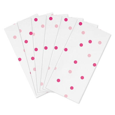 American Greetings 20 in. x 20 in. All Occasion Tissue Paper Pink Dots (6-Sheets) - Image 1
