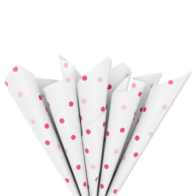 American Greetings 20 in. x 20 in. All Occasion Tissue Paper Pink Dots (6-Sheets) - Image 5