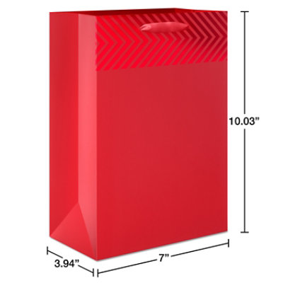 American Greetings 10 in. Medium Red Gift Bag for Birthdays (1-Count) - Image 4
