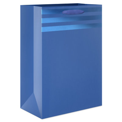 American Greetings 10 in. Medium Blue Gift Bag (1-Count) - Image 1