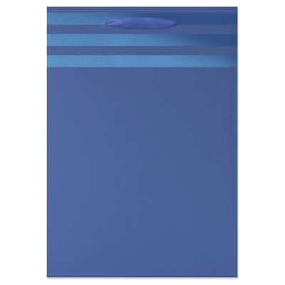 American Greetings 10 in. Medium Blue Gift Bag (1-Count) - Image 4