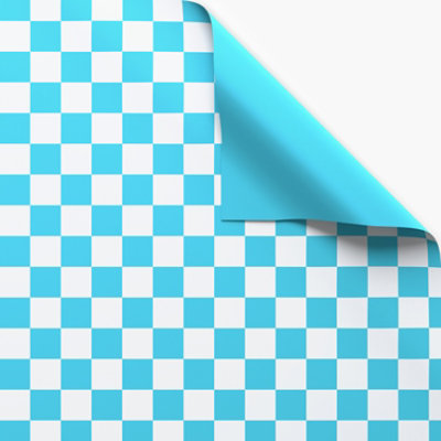 American Greetings 20 Sq. ft. Teal Reversible Wrapping Paper  (1-Roll 30 in. x 96 in.) - Image 5