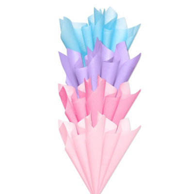 American Greetings 20 in. x 20 in. Tissue Paper Bundle Pink Lavender Light Blue (8-Sheets) - Image 5