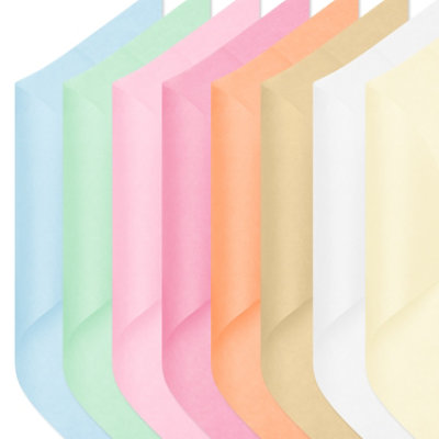 American Greetings 20 in. x 20 in. Assorted Pastel Tissue Paper Bundle (40-Sheets) - Image 2