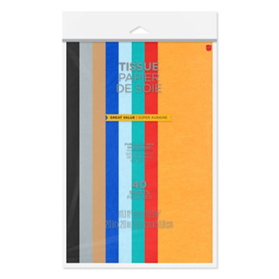 American Greetings 20 in. x 20 in. Assorted Bold Tissue Paper Bundle (40-Sheets) - Image 1