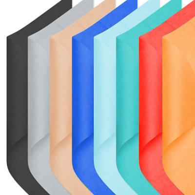 American Greetings 20 in. x 20 in. Assorted Bold Tissue Paper Bundle (40-Sheets) - Image 2