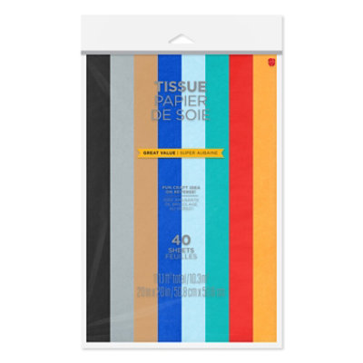 American Greetings 20 in. x 20 in. Assorted Bold Tissue Paper Bundle (40-Sheets) - Image 4