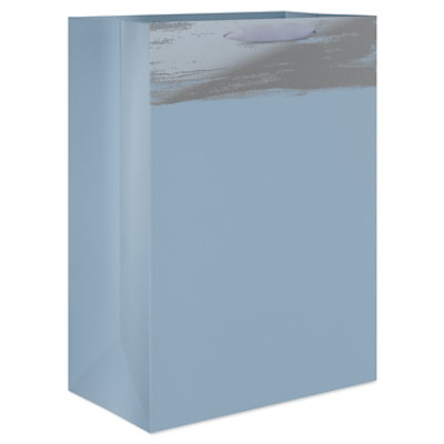 American Greetings 20 in. Silver Jumbo Gift Bag (1-Count) - Image 1