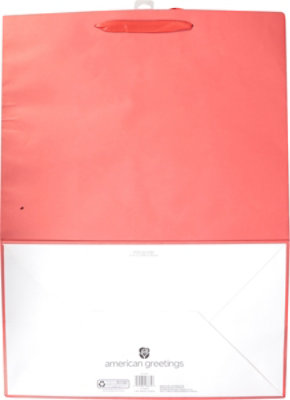 American Greetings 20 in. Red Jumbo Gift Bag (1-Count) - Image 5