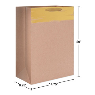 American Greetings 20 in. Jumbo Kraft Gift Bag (1-Count) - Image 4