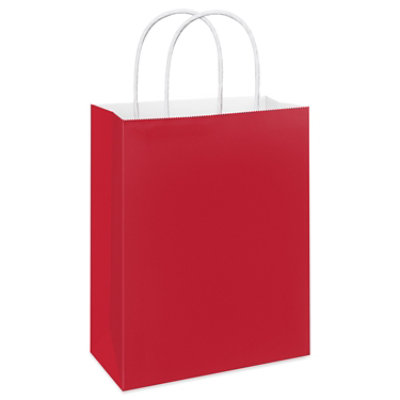 American Greetings 13 in. Large Solid Red Gift Bag for All Occasions (1-Count) - Image 1