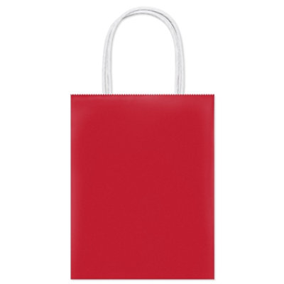 American Greetings 13 in. Large Solid Red Gift Bag for All Occasions (1-Count) - Image 5