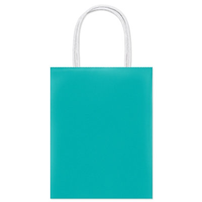 American Greetings 13 in. Large Solid Aqua Gift Bag for All Occasions (1-Count) - Image 4