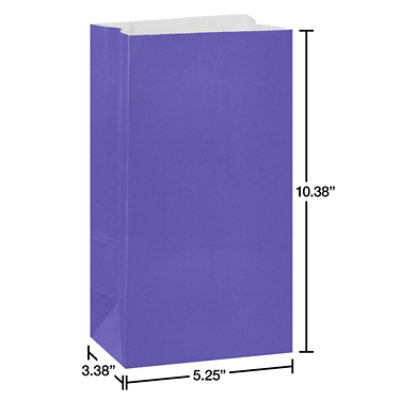 American Greetings 10 in. Purple Goodie Bag (1-Count) - Image 5