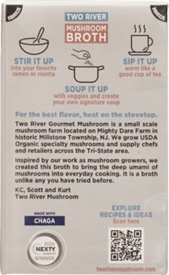 Two River Broth Mushroom Chaga Organic - 16.9 fl oz - Image 5