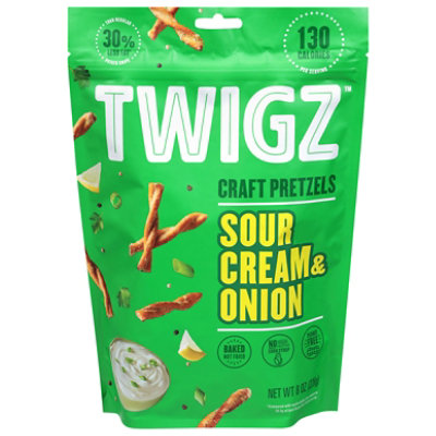 Twigz Pretzels Sourcream&onion - 8 oz - Image 1