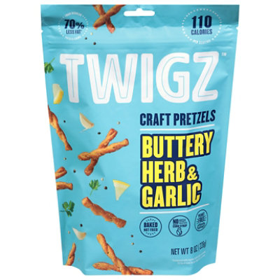 Twigz Pretzels Buttery Herb&garlic - 8 oz - Image 2